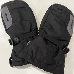 Men’s high quality Carhartt winter mittens, breathable, insulated with straps.